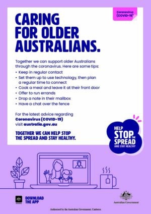 Supporting Older Australians Sign
