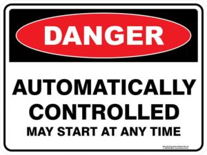 Danger Automatically Controlled