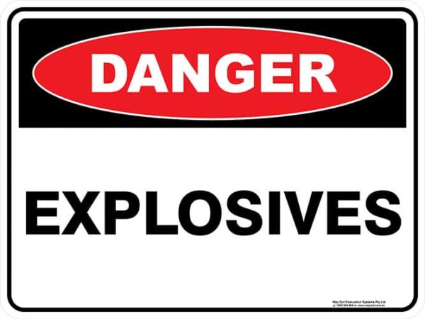 Danger Explosives