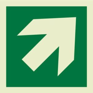Diagonal directional arrow IMO Sign