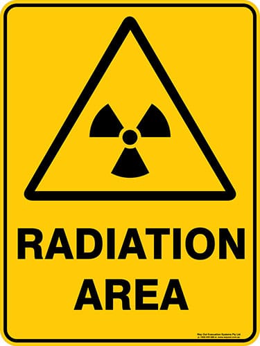 Warning Radiation Area
