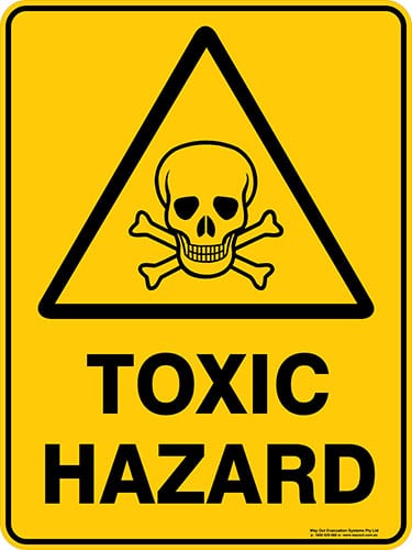 Warning Toxic Hazard